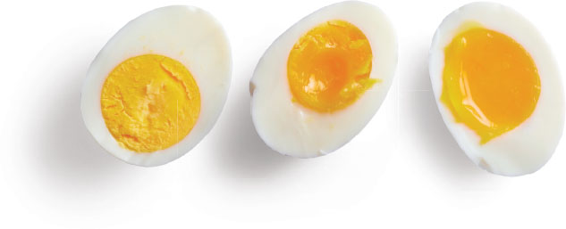 HARD-BOILED EGGS