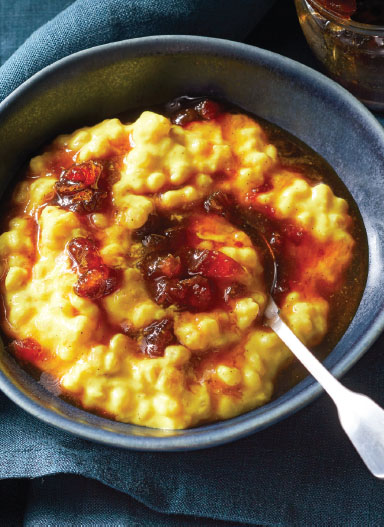 GINGER-TURMERIC BARLEY PUDDING