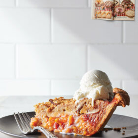 STONE FRUIT-PECAN DEEP-DISH PIE