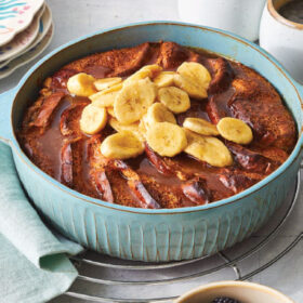 BANANA- AND NUT BUTTER-STUFFED FRENCH TOAST