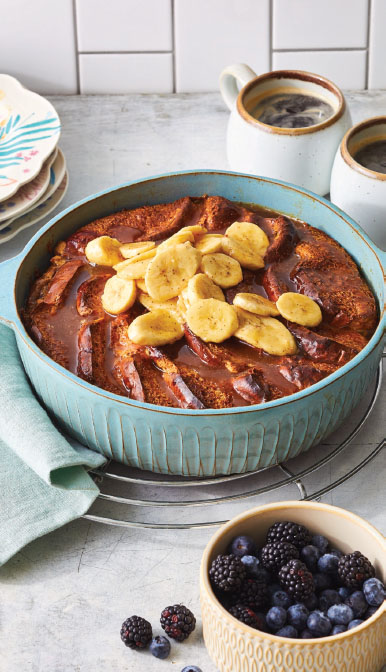 BANANA- AND NUT BUTTER-STUFFED FRENCH TOAST