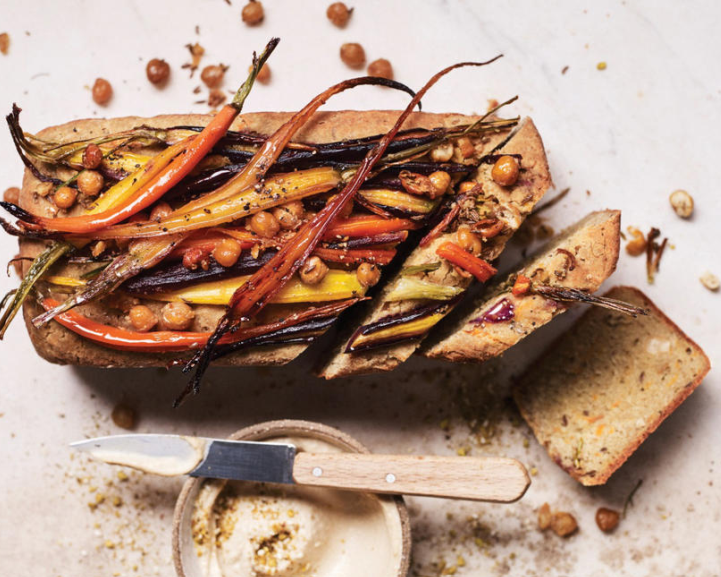 Chickpea Carrot Caraway Bread 2