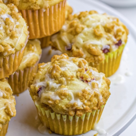 Plum Crumble Muffins