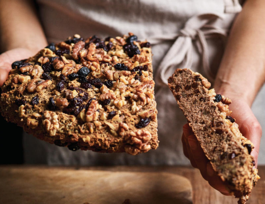 Tea Soaked Raisin Walnut Bread A Gluten Free Twist 1